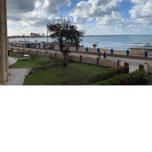 Chalet Direct sea view 2 bed rooms شاليه شاطىء المعموره على البحر مباشره غرفتين