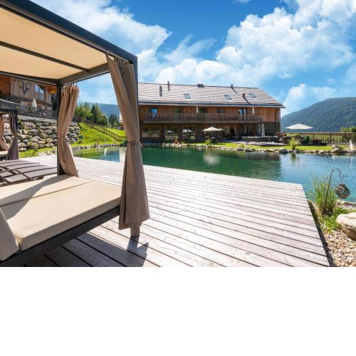 Chalet in Wölting with natural swimming pond