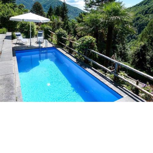 Chalet Mergoscia - Freistehendes Chalet mit Pool und Garten am Rande eines malerischen Bergdorfes im Verzascatal