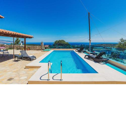 Chania Poolside Resort - Panoramic Seaview Villa