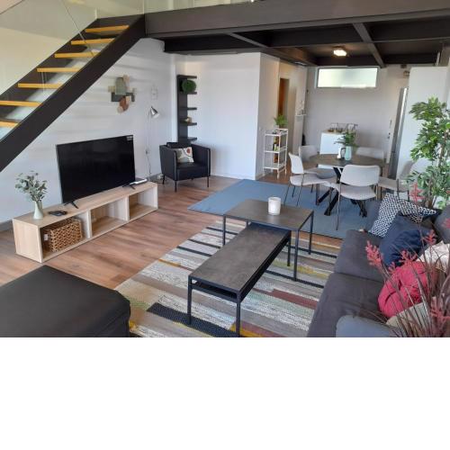Charming Loft with indoor swimming pool & SPA