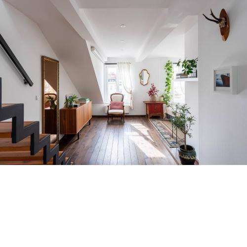 Charming Prague Apartment in Vrsovice with Roof Terrace