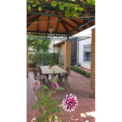 Cheerful residential home with yard and BBQ