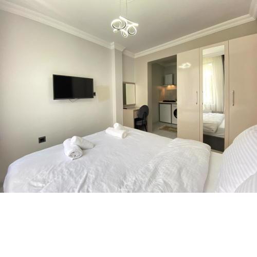 Chic Studio 1 min to Trump Mall and Metro in Sisli