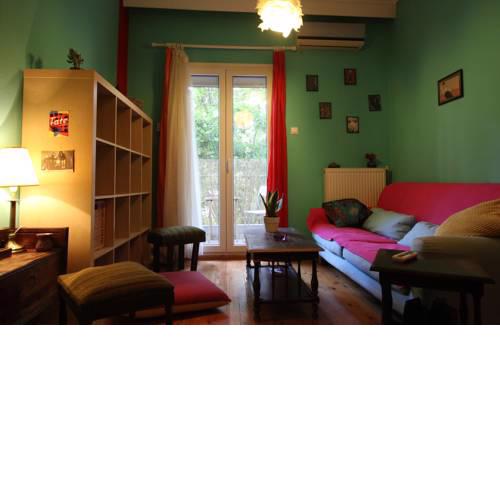 Colourful apartment in the city centre