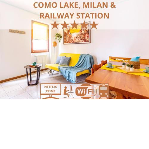 Como Lake, Milan & Railway station - Self ck-in & access