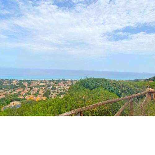 Corner terraced house with sea view Costa Rei