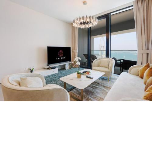 Cosy 2BR in Address JBR with Sea View & Beach Access - Livbnb