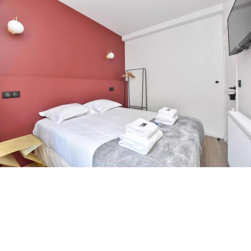 Cosy bedroom - Tour Eiffel Champs de Mars 5A