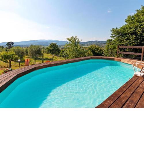 Cottage in Arezzo with Pool Terrace Garden Deckchairs