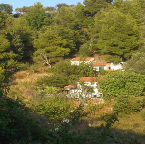 cottage in wildnes of island nature
