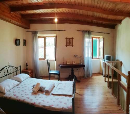Country traditional house in Corfu village, Greece