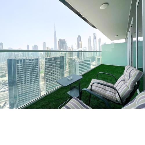 Cozy Burj Khalifa view 1BR- Reva Residence