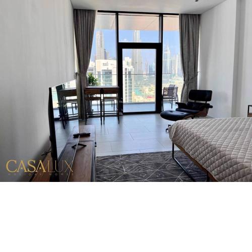 Cozy High Floor, Std With Burj Khalifa View