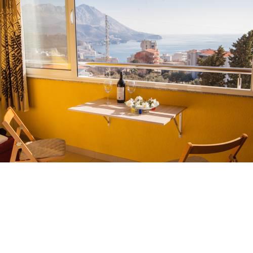 Cozy studio with amazing view in Becici
