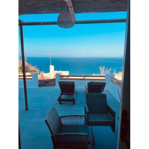 Cycladic behind the horizon house with sea view