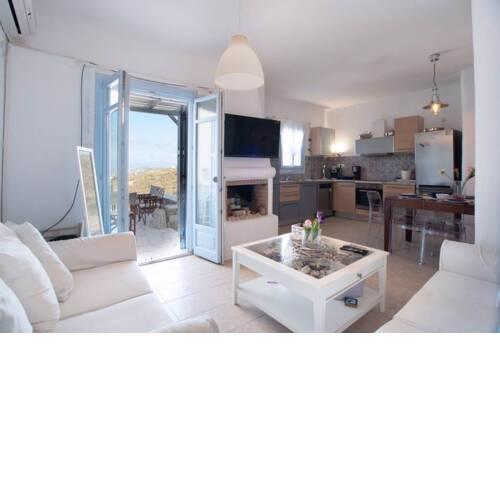 Cycladic house for 6ppl with amazing view in Paros