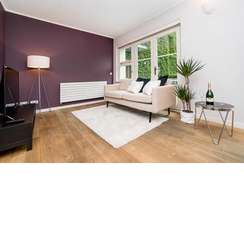 Designer apartment with the courtyard