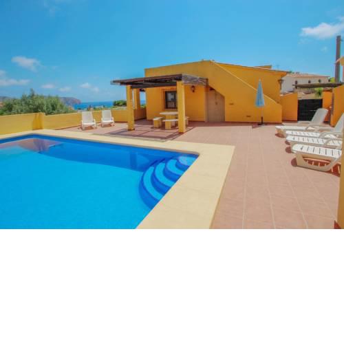 Devesa - sea view villa with private pool in Moraira