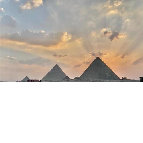 Diamond pyramids view apartment