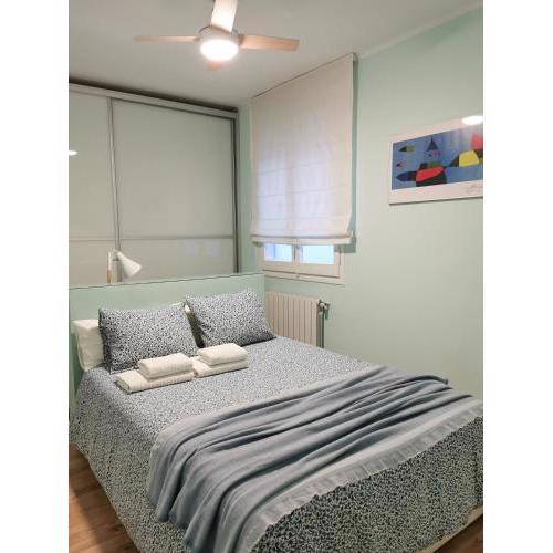 Dos habitaciones dobles en apartamento confortable