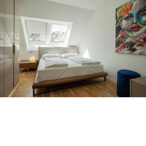 Double floor apartment with 2 terraces on rooftop