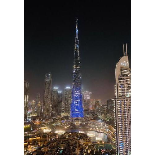 赏哈利法塔景,观喷泉秀,临Dubai Mall