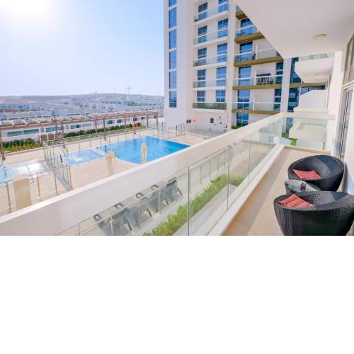 Elegant & Chic 1BR Apt w/ Full swimming pool View