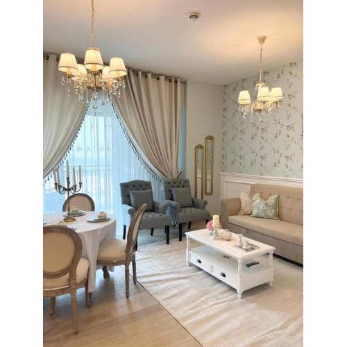 Elegant Victorian Retreat in Yas with Full sea view