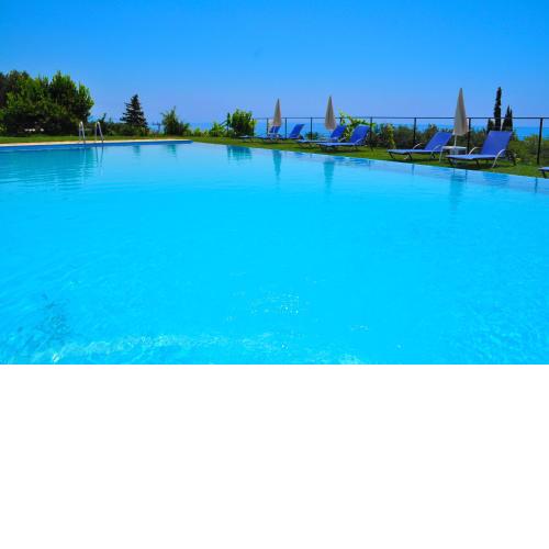 Escape Studio Apartments with swimming pool on Pelekas Beach