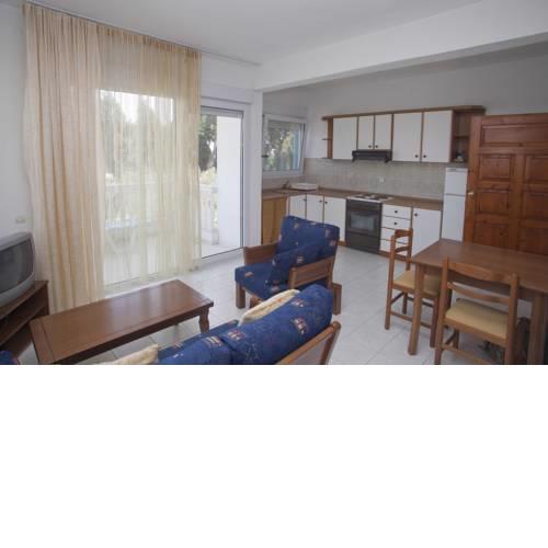 Europa Apartments Stefanos, Balkonwohnung mit Meerblick