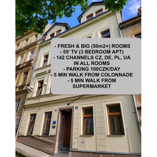 Excellent apartments in Karlovy Vary
