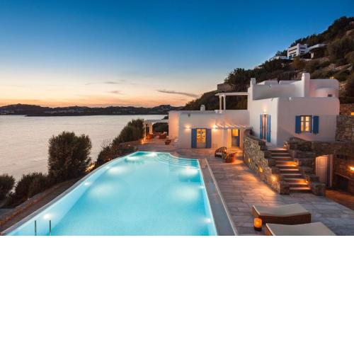 Excellent Mykonos Villa Villa Pinto 5 Bedrooms Stunning Sea Views Psarrou