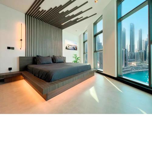 Exclusive 1BR in Business Bay - Burj Khalifa and Canal View