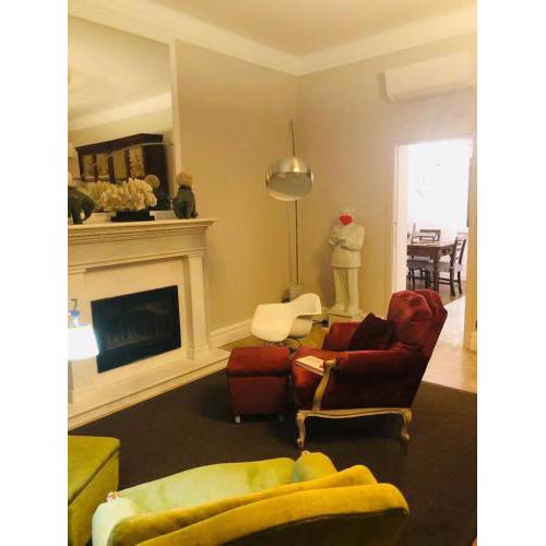 Exclusive art apartment with large patio
