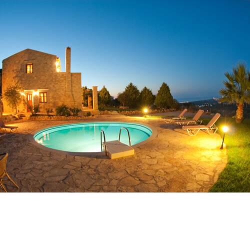 Exclusive Crete Villa Hill Top villa Private Pool Stunning Views 3 BDR Rethymno