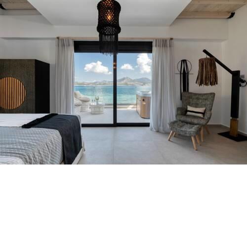 Exclusive Lefkada Villa Private Pool Outdoor Jacuzzi Sea view Vasilikis