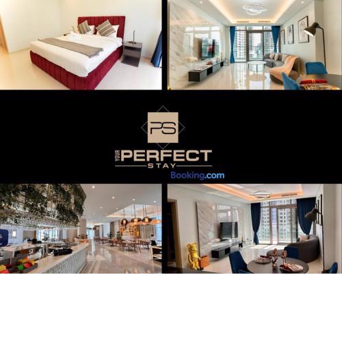Executive Paramount Luxe By Your Perfect Stay Short lets Dubai With Burj Views and Infinity pool