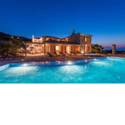 Extravagant Zante Villa Villa Palace Great Sea Views 6 Bedrooms Agios Nikolaos