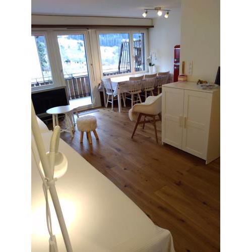 Ferienwohnung Fischer mit grossem Hallenbad in Klosters Haus Fluretta
