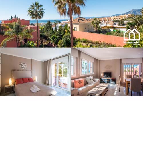 First line beach Penthouse with sea views, Costabella, Marbella