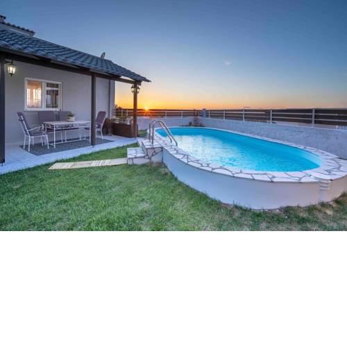 Fontana Luxury Villa Salakos With Pool Near Beach