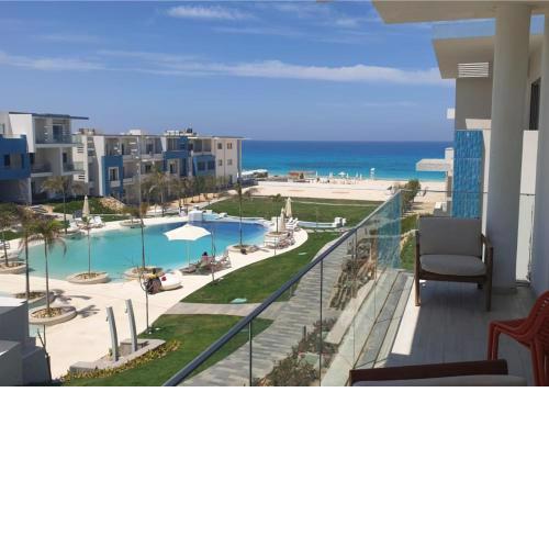 Fouka Bay North Coast Modern Style Serviced Apartment with Pool and Sea View