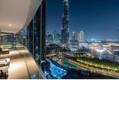 Fountain and Burj Khalifa Facing Exclusive Suite