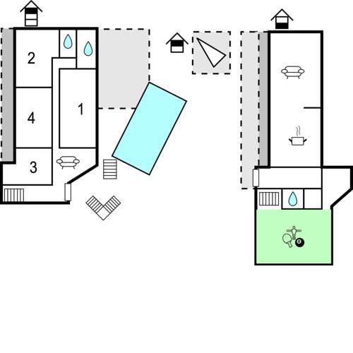 Four-Bedroom Holiday Home in Grubine