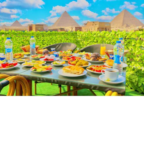FRONT of PYRAMIDS VIEW
