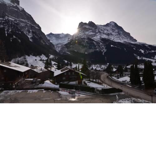 Gemütliche Wohnung mit Eigerblick