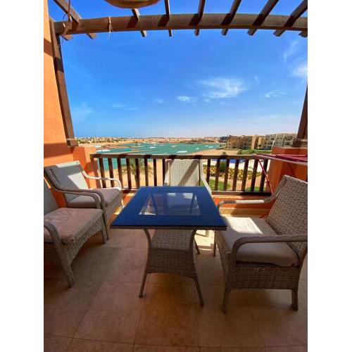 Gouna water side 2 BR pool-lagoon