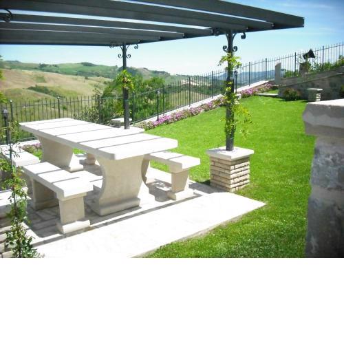 Graceful Apartment with Garden BBQ Heating Garden Furniture