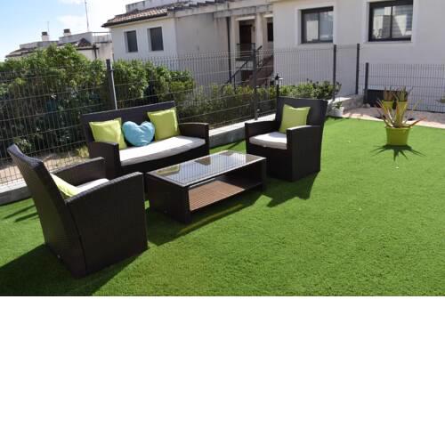 Gran terraza privada para disfrutar con la familia